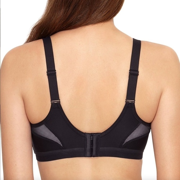 Wacoal Bra Maternity Sport Nursing Black 34D Nylon & Lycra - Picture 5 of 9